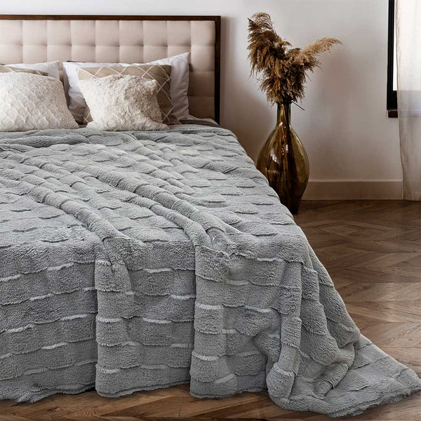 Fur Blanket size 220×240 cm model 1625 | Family Bed