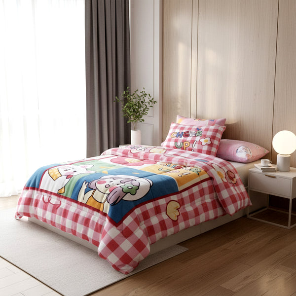 Kids quilt set velvet 6 pieces Model 2055 | Family Bed