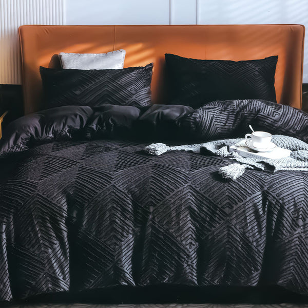 لحاف قطن ساده مطرز موديل 4107 | فاميلي بد 