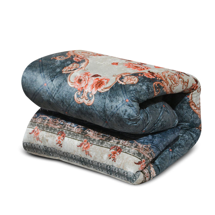 quilt 3 pieces Velvet tableau size 240 x 250 cm model 705  Family Bed