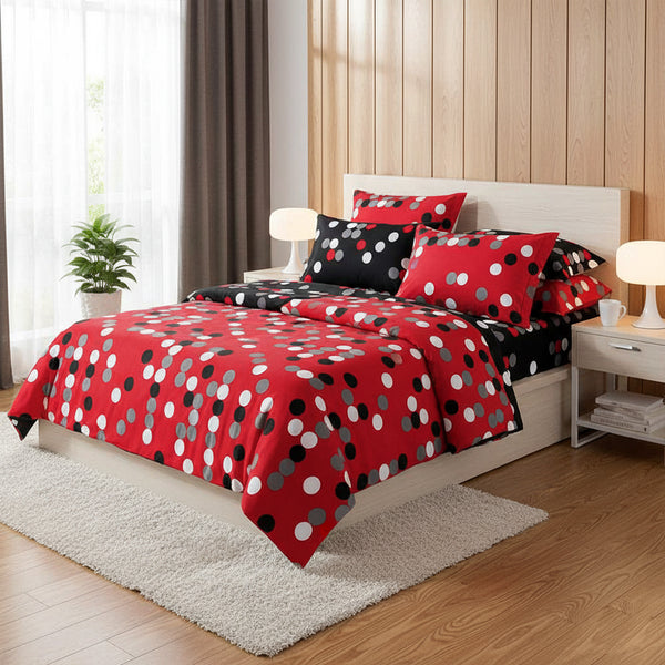 Quilt set satin cotton Model 4010 | Family Bed