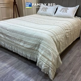 كوفرتة اكريلك 4 قطع مقاس 220×240 سم موديل 3027 من فاميلي بد