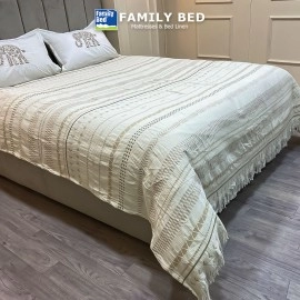 كوفرتة اكريلك 4 قطع مقاس 220×240 سم موديل 3027 من فاميلي بد
