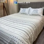 كوفرتة اكريلك 4 قطع مقاس 220×240 سم موديل 3027 من فاميلي بد